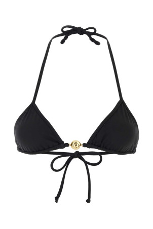 Black stretch nylon Splash bikini top REINA OLGA (SPLASHTOP)