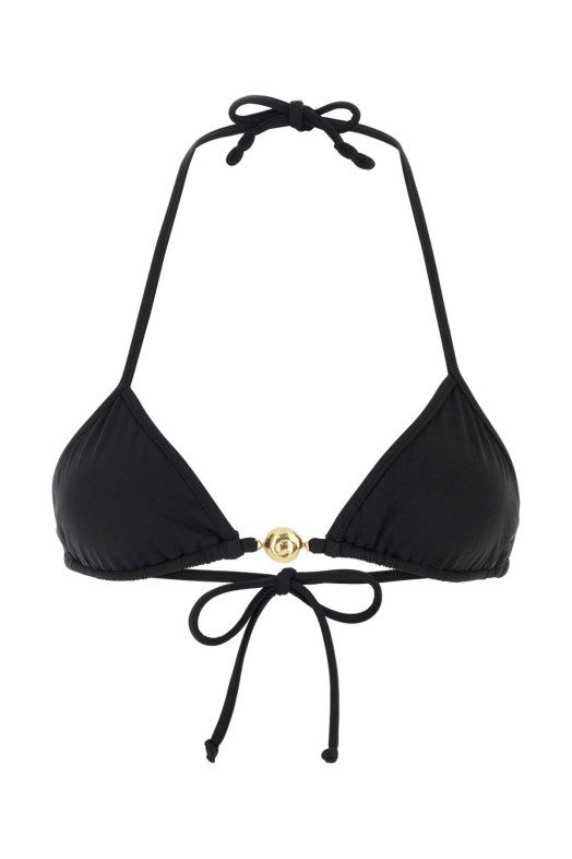 Black stretch nylon Splash bikini top REINA OLGA (SPLASHTOP)
