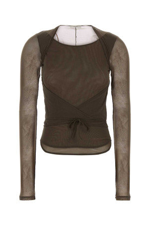 Mud crepe top LEMAIRE (TS0052LJ1070)