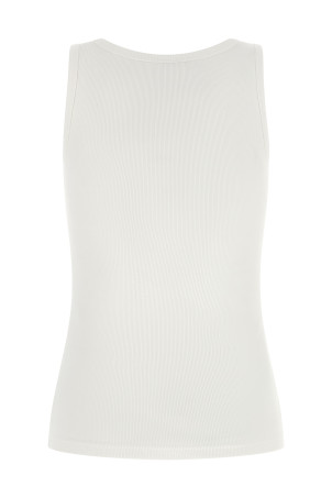 Top with front zip White