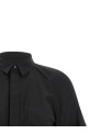 Poplin shirt with wide sleeves  Black