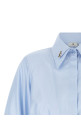 Cropped shirt with charms BLUE