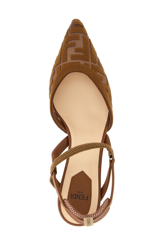 'Colibrì' slingback Brown