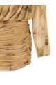 'dress 07' dress printed with drapes Beige