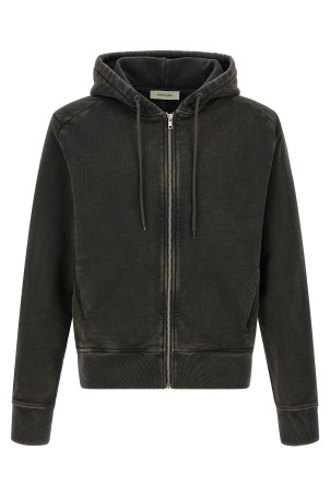 Zip and hoodie Black