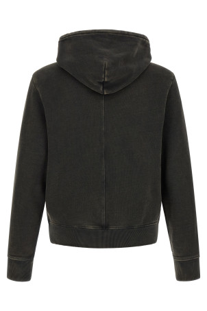 Zip and hoodie Black