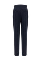 Crepe de chine pants Blue