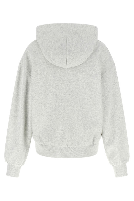 Cotton sweatshirt with embroidery Gray