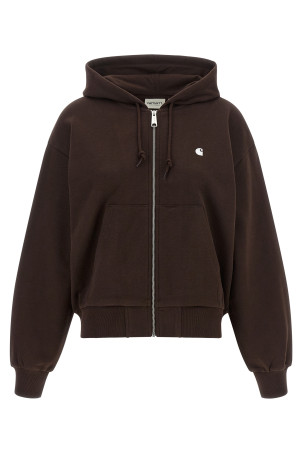 Бавовняна кофта з вишивкою, коричнева CARHARTT WIP I0326423BXXX