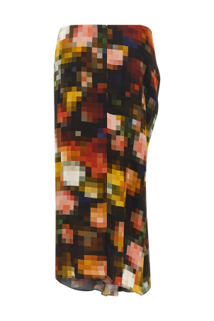 'Suma Bis' draped skirt Multicolor