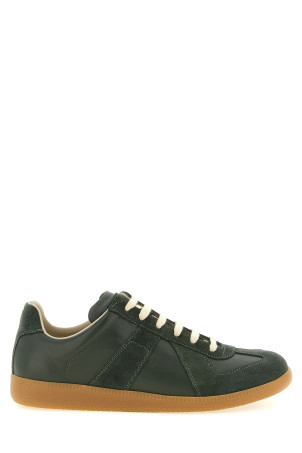 'Replica' leather sneakers  Green