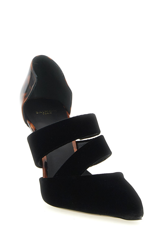 Pumps with tortoiseshell detail Black