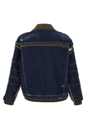 Багатошарова джинсова куртка, синя DSQUARED2 S71AN0681D30011966