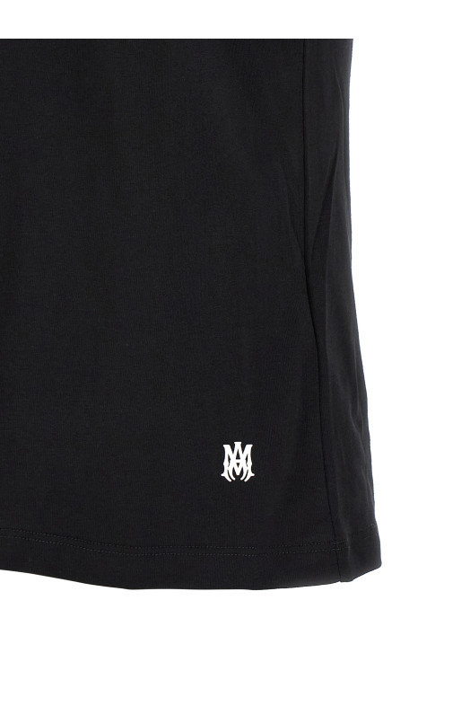 'Staggered Logo' T-shirt Black