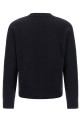 Lila' wool cardigan with logo intarsia Blue