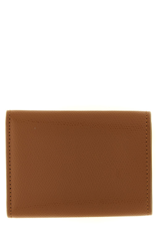 'FF' Trifold mini wallet Brown