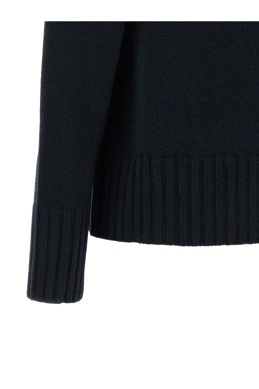 'Mantova' High Neck Sweater Blue