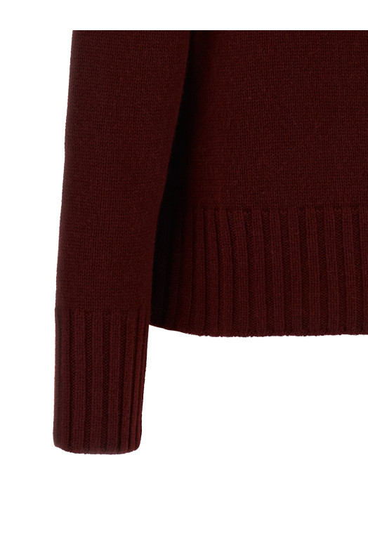 'Mantova' High Neck Sweater Bordeaux