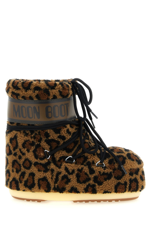 Animalier 'Icon Low' ankle boots Brown
