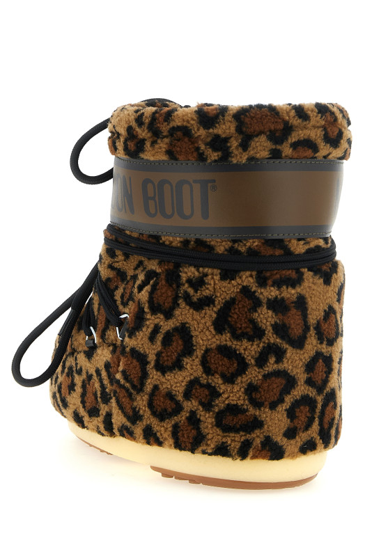 Animalier 'Icon Low' ankle boots Brown