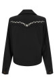 Куртка у західному стилі з вишивкою, чорна AMIRI AM426JA0170002