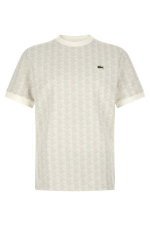 'Monogramma' jacquard t-shirt Beige