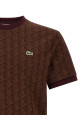 'Monogramma' jacquard t-shirt Brown