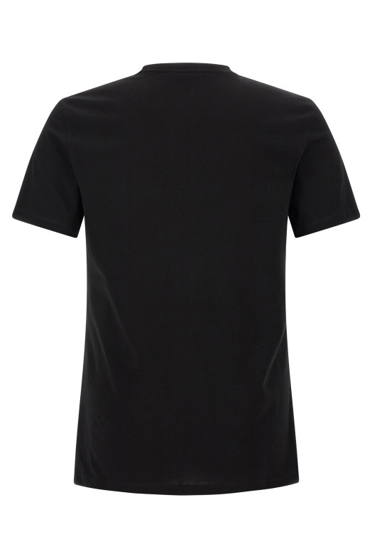 'Medusa' print cotton t-shirt Black