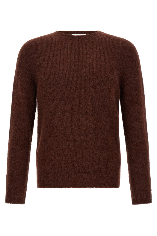 Crew-Neck Sweater  Brown