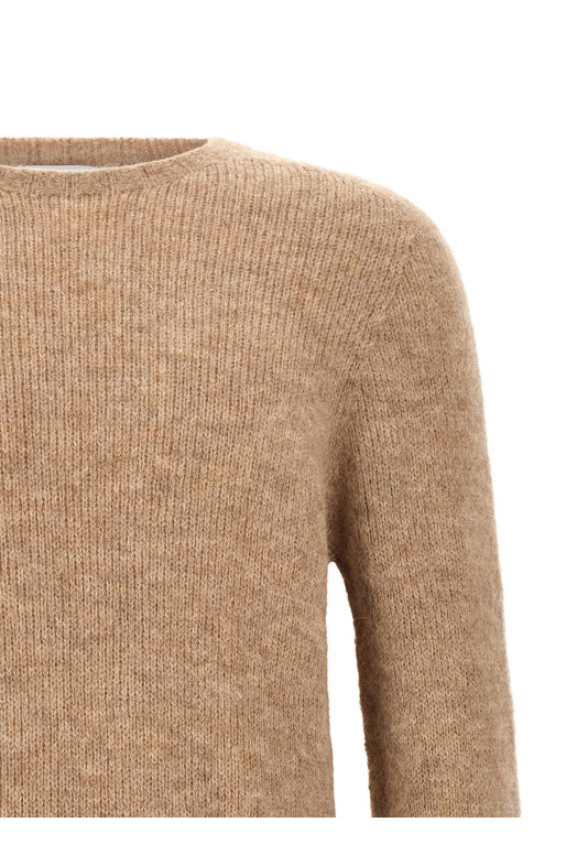 Crew-Neck Sweater Beige