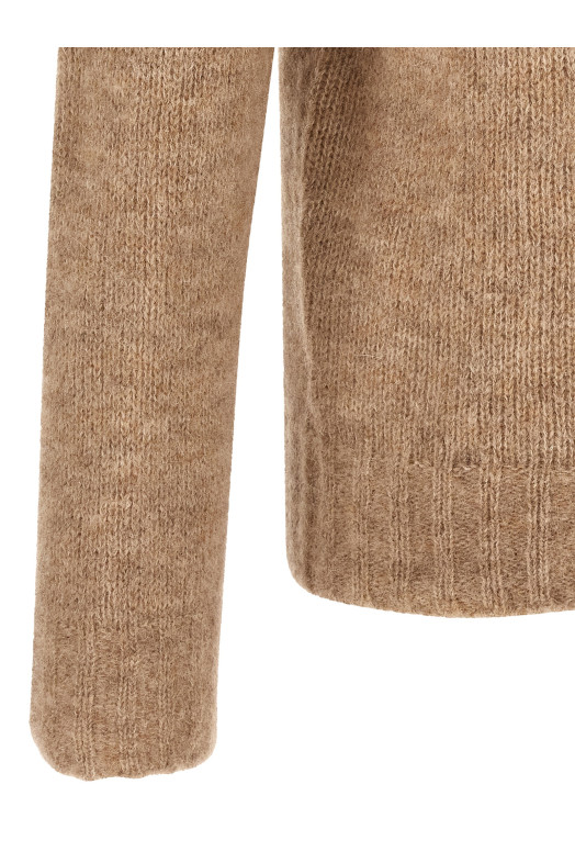 Crew-Neck Sweater Beige