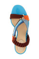 'Colibrì' sandals with woven ribbons Multicolor