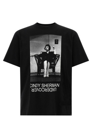 T-Shirt With Photo Print Black
