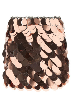 'Sparkle Discs' skirt Gold
