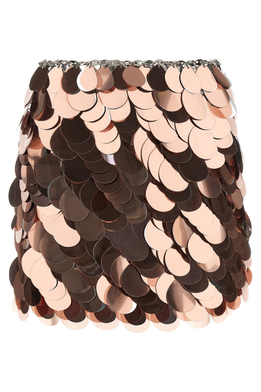 'Sparkle Discs' skirt Gold