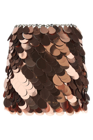 'Sparkle Discs' skirt Gold