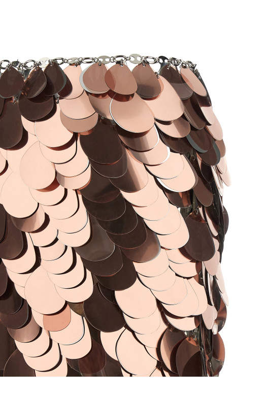 'Sparkle Discs' skirt Gold