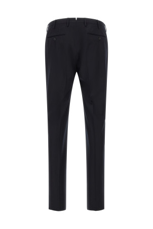 Formal pants with front fold Blue