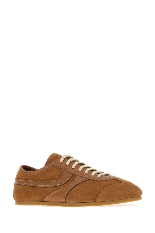 Camel suede sneakers DRIES VAN NOTEN (2620117000126)
