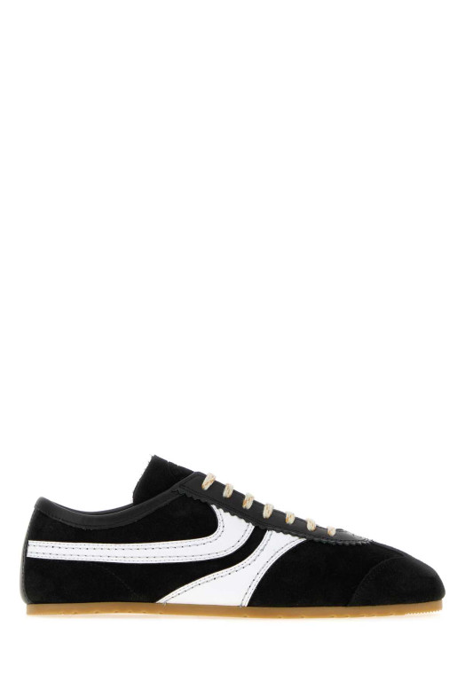 Black suede sneakers DRIES VAN NOTEN (2620117000133)