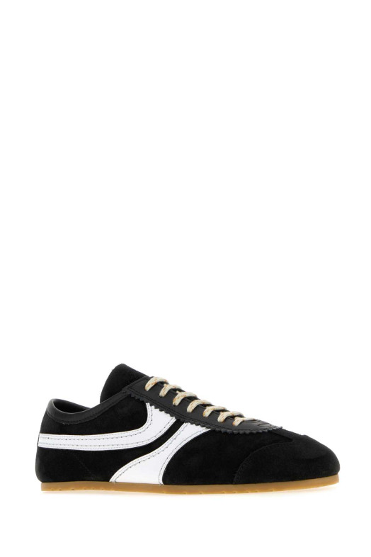 Black suede sneakers DRIES VAN NOTEN (2620117000133)