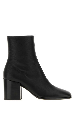 Black leather ankle boots DRIES VAN NOTEN (2620117070124)