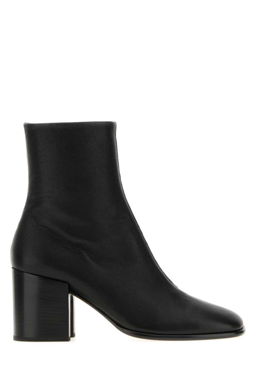 Black leather ankle boots DRIES VAN NOTEN (2620117070124)