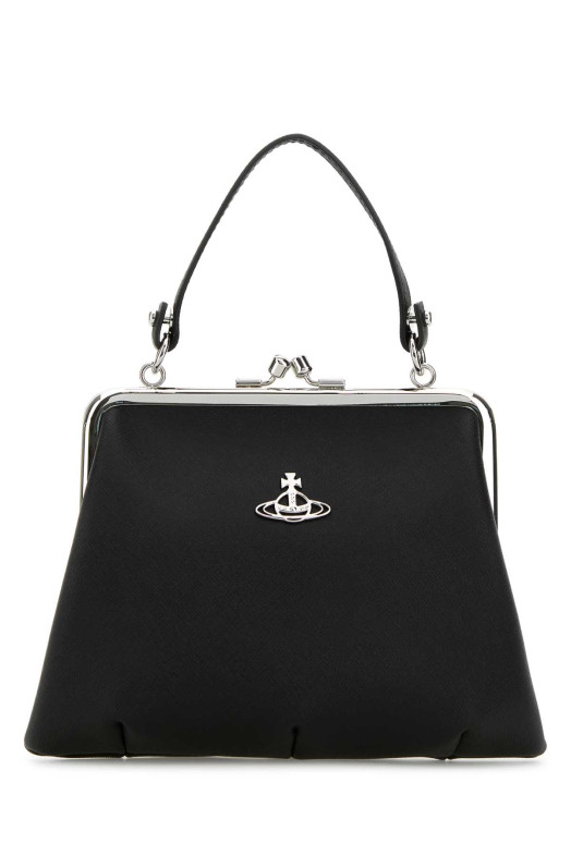 Black synthetic leather Granny handbag VIVIENNE WESTWOOD (4B010007WS0021)