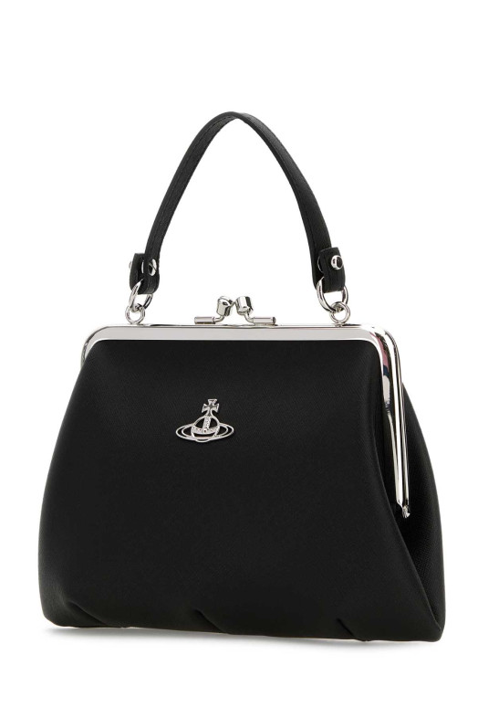 Black synthetic leather Granny handbag VIVIENNE WESTWOOD (4B010007WS0021)