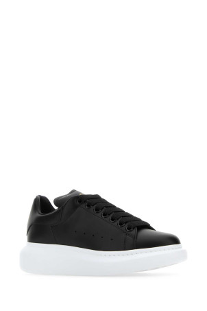 Black leather sneakers Black ALEXANDER MCQUEEN (553770WHGP0)