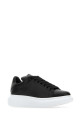 Черные кожаные кроссовки Black ALEXANDER MCQUEEN (553770WHGP0)
