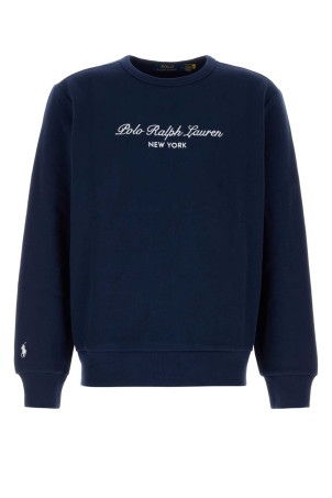 Navy blue cotton blend sweatshirt POLO RALPH LAUREN (710B26155)