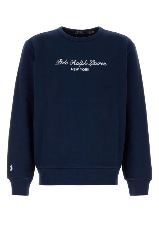 Navy blue cotton blend sweatshirt POLO RALPH LAUREN (710B26155)