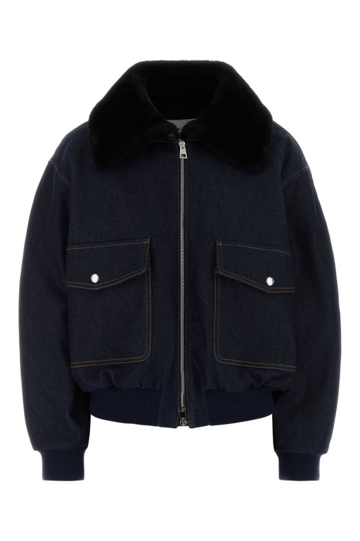 Джинсова куртка з утеплювачем, чорна, GIVENCHY (BW00WJ518W)